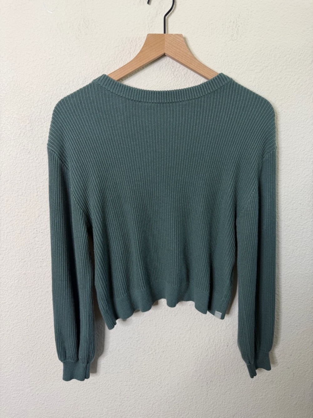 Lululemon Reversible Crossover Sweater Medium Forest Womens Size 6 - Picture 5 of 6